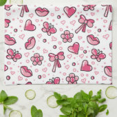 romantisches Muster Küchentuch (Gefaltet)