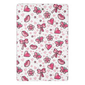 romantisches Muster Mini Klemmbrett (Rückseite)