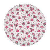 romantisches Muster Schneidebrett (Vorderseite)