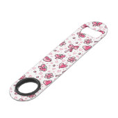 romantisches Muster Speedflaschenöffner (Vorderseite Schrägansicht)