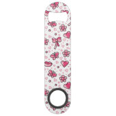 romantisches Muster Speedflaschenöffner (Rückseite)