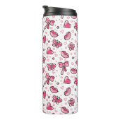 romantisches Muster Thermosbecher (Nach rechts gedreht)