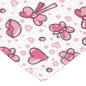 romantisches Muster Tischdecke (Schrägansicht)