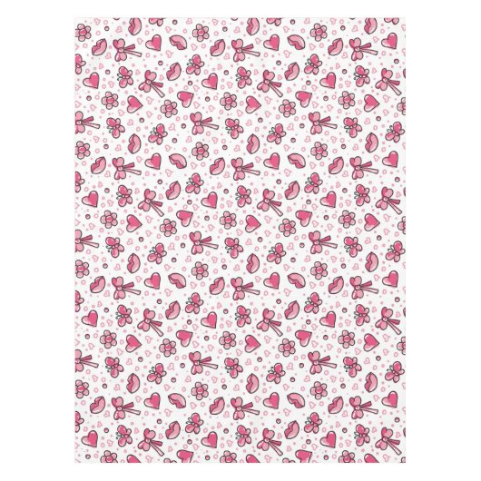 romantisches Muster Tischdecke (Vorderseite)