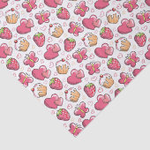 romantisches Nahrungsmittelmuster Seidenpapier (Ausschnitt)