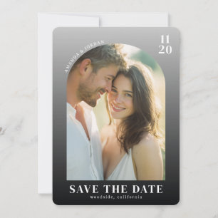 Romantisches Neutrales Minimalistisches Foto Save The Date