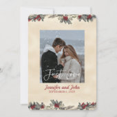 Romantisches Nichts Extravagant nur Liebe Winter H Einladung (Vorderseite)