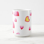 Romantisches Niedliches Rotes Herz Kaffeetasse (Mittel)