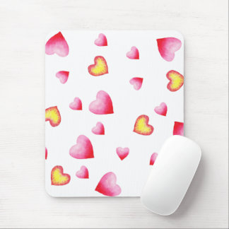Romantisches Niedliches Rotes Herz Mousepad