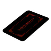 Romantisches Orange Magnet (Linke Seite)