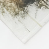 Romantisches Paar am Bergbach Camping individuell  Fleecedecke (Ecke)