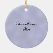 Romantisches Paar auf dem Angry Crescent Moon sitz Keramik Ornament (Hinten)