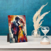 Romantisches Paar Bild. Wohngestaltung Fotoplatte (Seite)