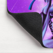Romantisches Paar, das Tango tanzt lila Mousepad (Ecke)