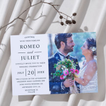 Romantisches Paar-Foto Hochzeit
