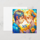 Romantisches Paar-Geschenk | Anime Boy and Girl (Vorne/Hinten)
