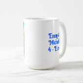 Romantisches Paar-Geschenk | Personalisierte Zeit Kaffeetasse (VorderseiteRechts)