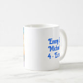 Romantisches Paar-Geschenk | Personalisierte Zeit Kaffeetasse (VorderseiteRechts)