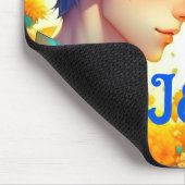 Romantisches Paar-Geschenk | Personalisierte Zeit Mousepad (Ecke)