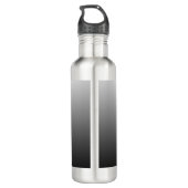 Romantisches Paar-Geschenk | Tattoo Style Art Edelstahlflasche (Rückseite)