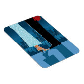 Romantisches Paar in der Stadt Magnet (Rechte Seite)