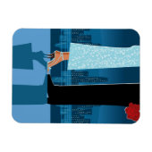 Romantisches Paar in der Stadt Magnet (Horizontal)