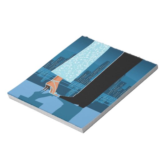 Romantisches Paar in der Stadt Notizblock (Rotiert)