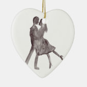 Romantisches Paar Keramikornament (Rechts)