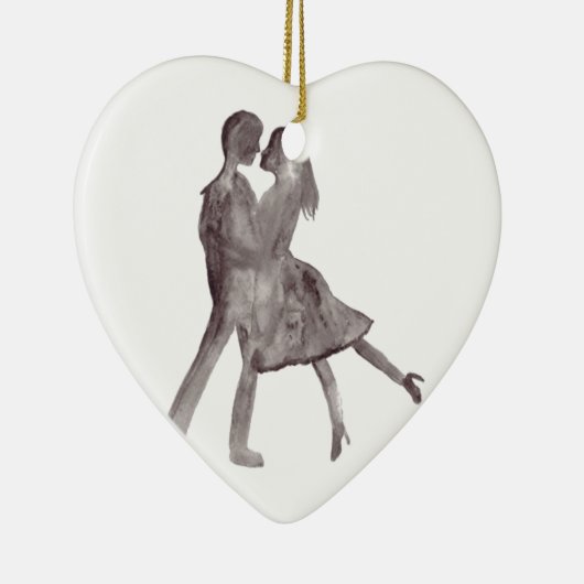 Romantisches Paar Keramikornament (Rechts)