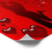 Romantisches Paar Poster (Ecke)