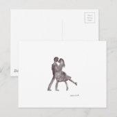 Romantisches Paar Postkarte (Vorne/Hinten)