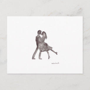 Romantisches Paar Postkarte