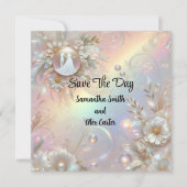 Romantisches Paar Save The Date (Vorderseite)