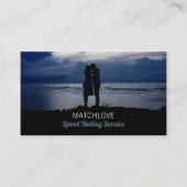 Romantisches Paar, Speed Verabred Event Organisato Visitenkarte (Vorderseite)