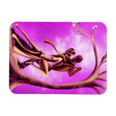 Romantisches Paar tanzt Tango Magnet (Horizontal)