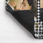 Romantisches Paar True Love 4 Foto & Zitat Mousepad (Ecke)