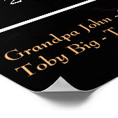 Romantisches Paar und Familienfilmdesign Poster (Ecke)