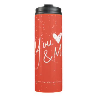 Romantisches Paargeschenk zum Jubiläum Tumbler-Mug Thermosbecher