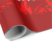 Romantisches Pärchenpapier Geschenkpapier (Rolleneckpunkt)