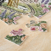 Romantisches Paris, Eiffelturm, französische Kunst Puzzle (Seite)