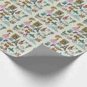 Romantisches Paris Geschenkpapier (Ecke)