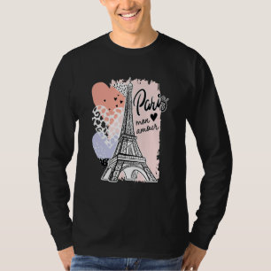 Romantisches Paris Mon Amour Paris Meine Liebe Eif T-Shirt