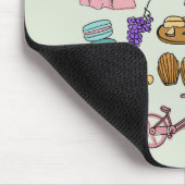 Romantisches Paris Mousepad (Ecke)