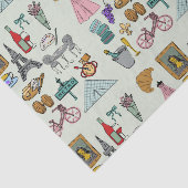 Romantisches Paris Seidenpapier (Ausschnitt)