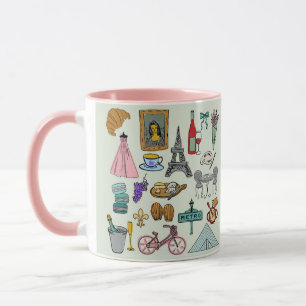 Romantisches Paris Tasse