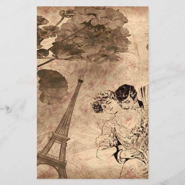 Romantisches Paris Vintag (Vorderseite)