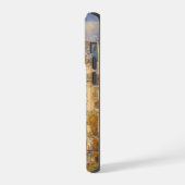 Romantisches Pariser Balkonblick-Ölgemälde iPhone Hülle (Linke Seite)