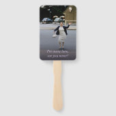 Romantisches Party für Sonnenblumen Fächer (Rückseite)