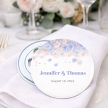 Romantisches Pastell-Cottagecore-Wildblumen-Hochze