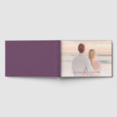 Romantisches Pastell-Strandfoto Gästebuch (Voll)